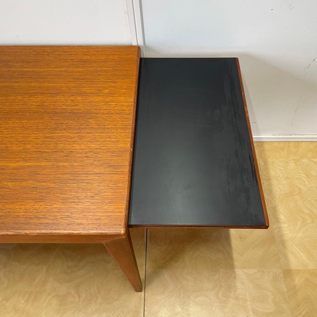 デンマーク チーク材 伸長式テーブル バタフライテーブル 北欧 ビンテージ