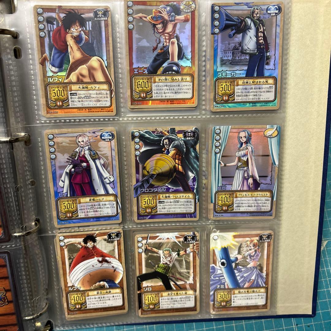 カードダスマスターズ バインダーつき ワンピースカードゲーム 当時物