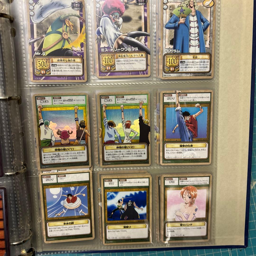カードダスマスターズ バインダーつき ワンピースカードゲーム 当時物