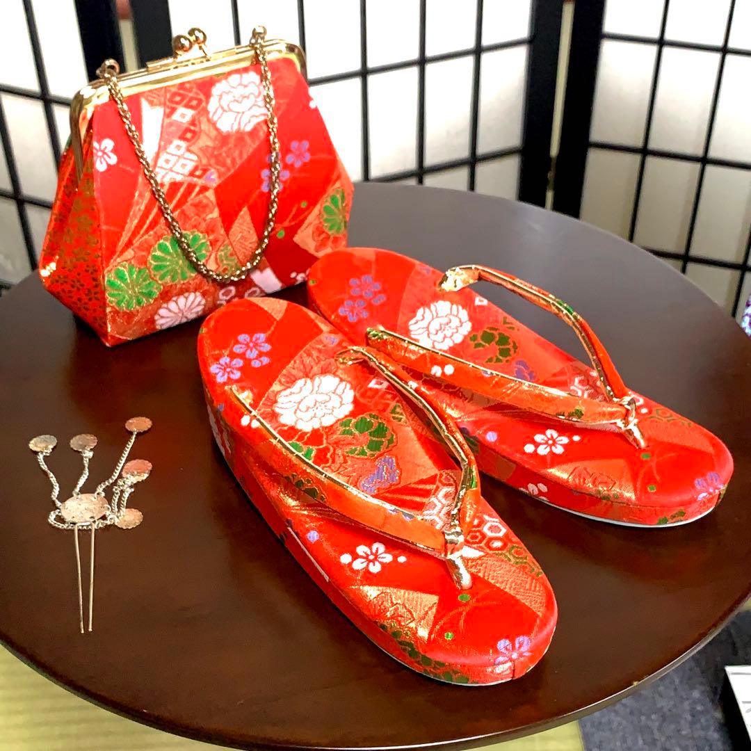 【美品】七五三フルセット　7歳　晴れ着　キッズ　子供　着物　身丈92cm 紫系