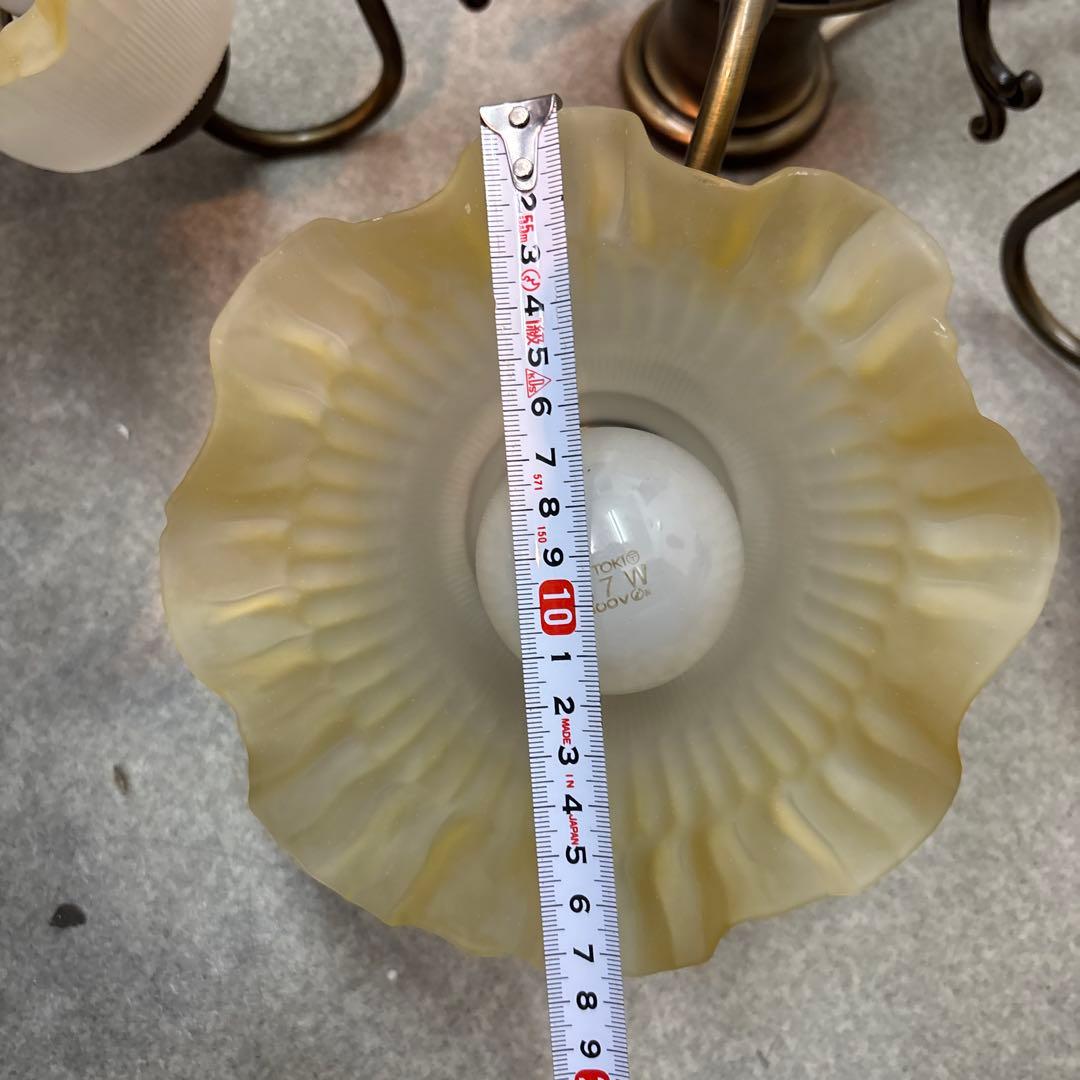 アンティーク 5灯式 シャンデリア 天井照明 昭和レトロ(D-411)