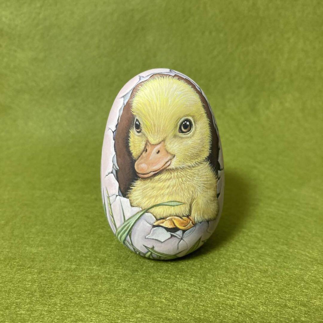 ロシア雑貨☆イースターエッグ　オーナメント 『アヒルの雛』マトリョーシカ