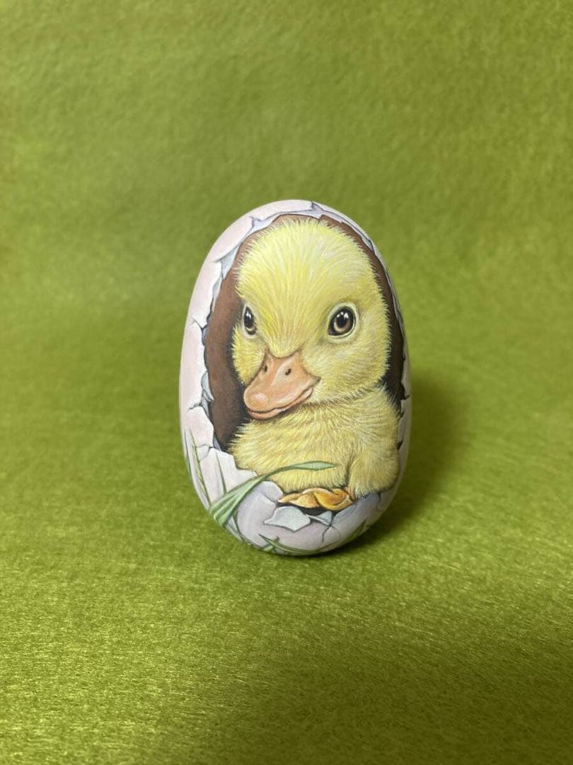ロシア雑貨☆イースターエッグ　オーナメント 『アヒルの雛』マトリョーシカ