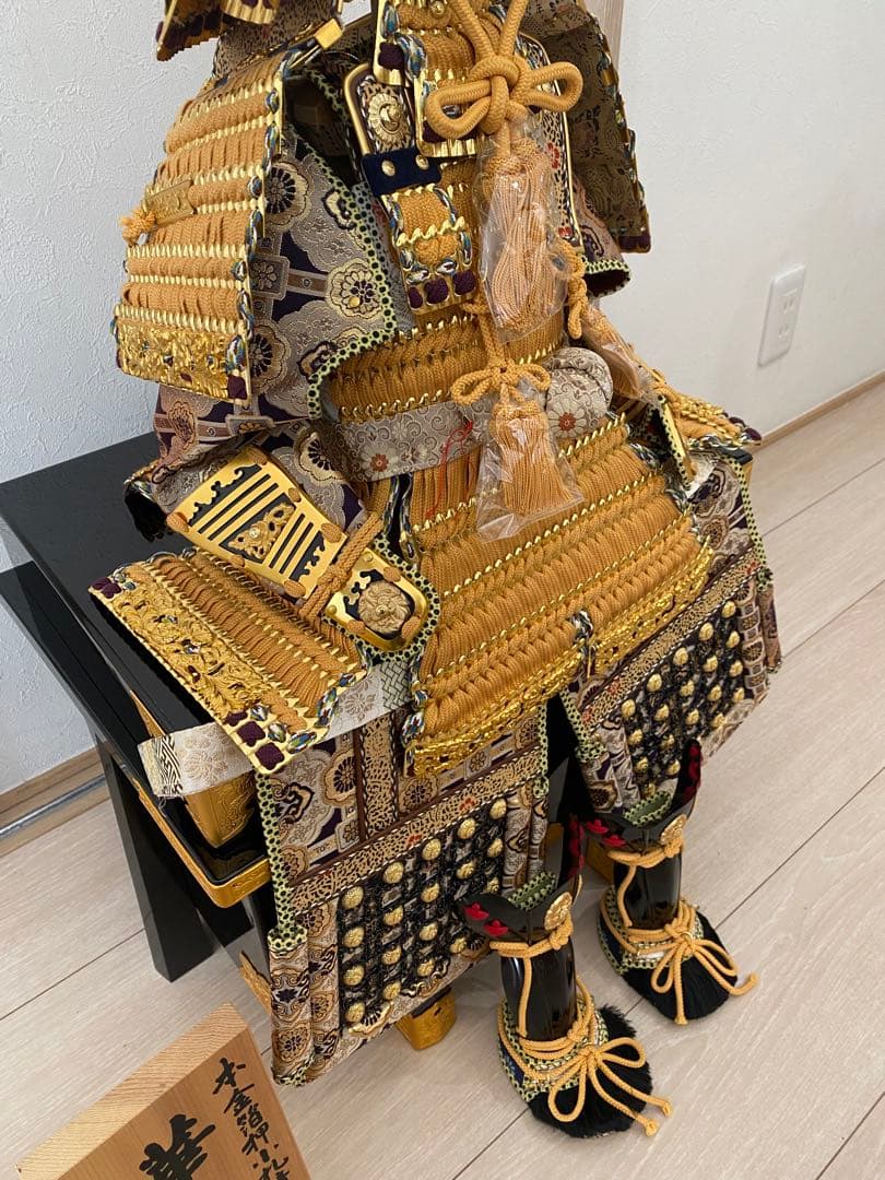 金メッキ 五月人形 兜 華山 武政作 こどもの日 子供の日