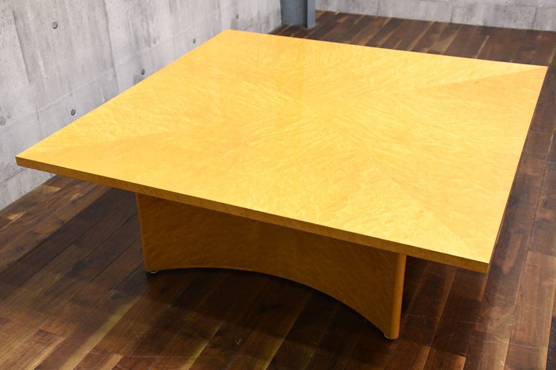 DAI32 IDC大塚家具 スプレンダー センターテーブル バーズアイメープル