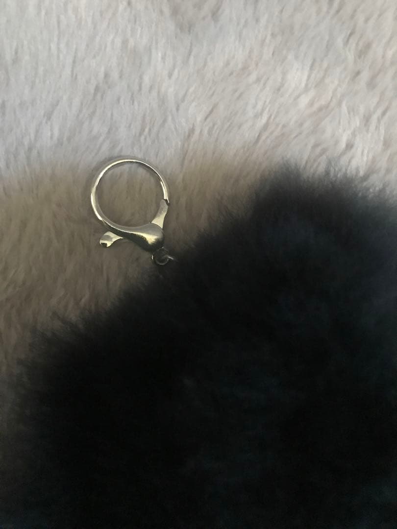 新品未使用　アルパカ　テディベア ぬいぐるみ　キーホルダー　ブラック