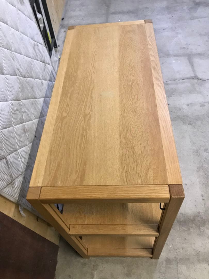 廃盤希少 無印良品 オーク材ユニットシェルフ 小