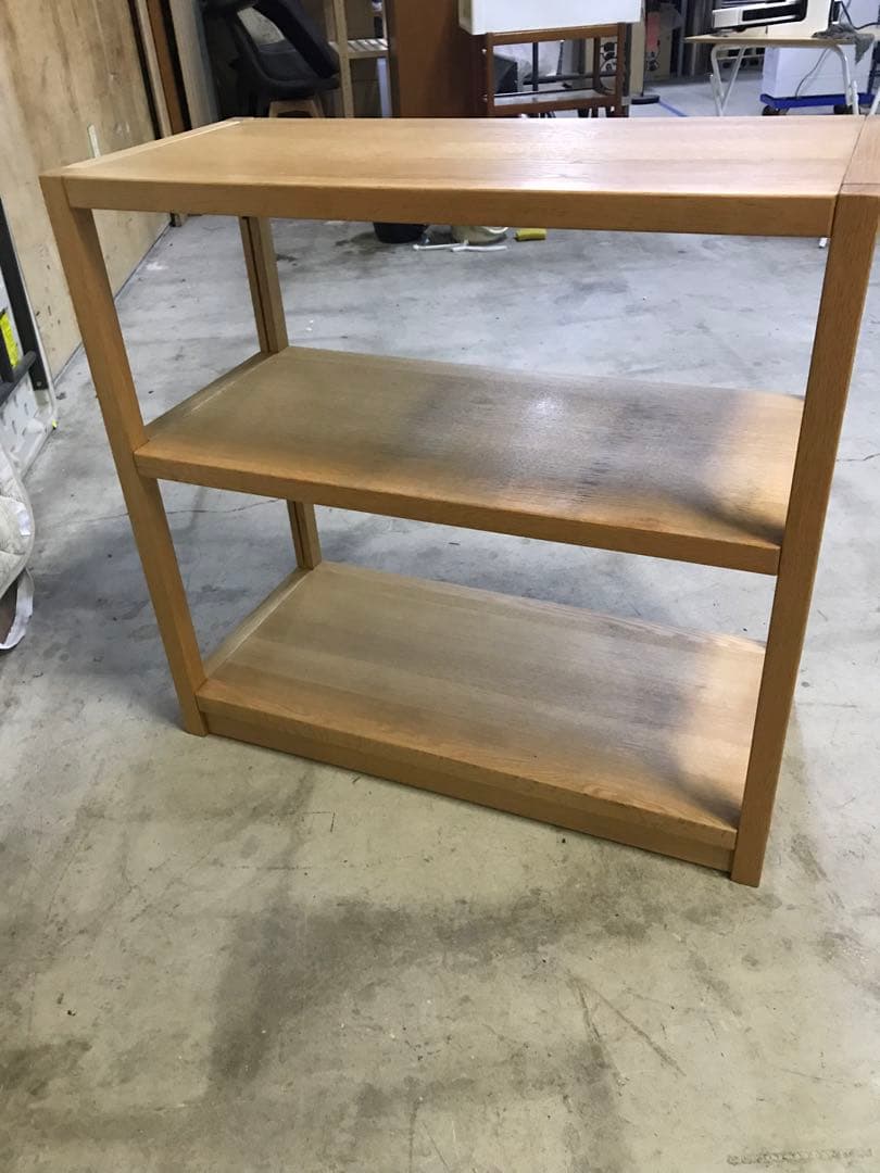 廃盤希少 無印良品 オーク材ユニットシェルフ 小