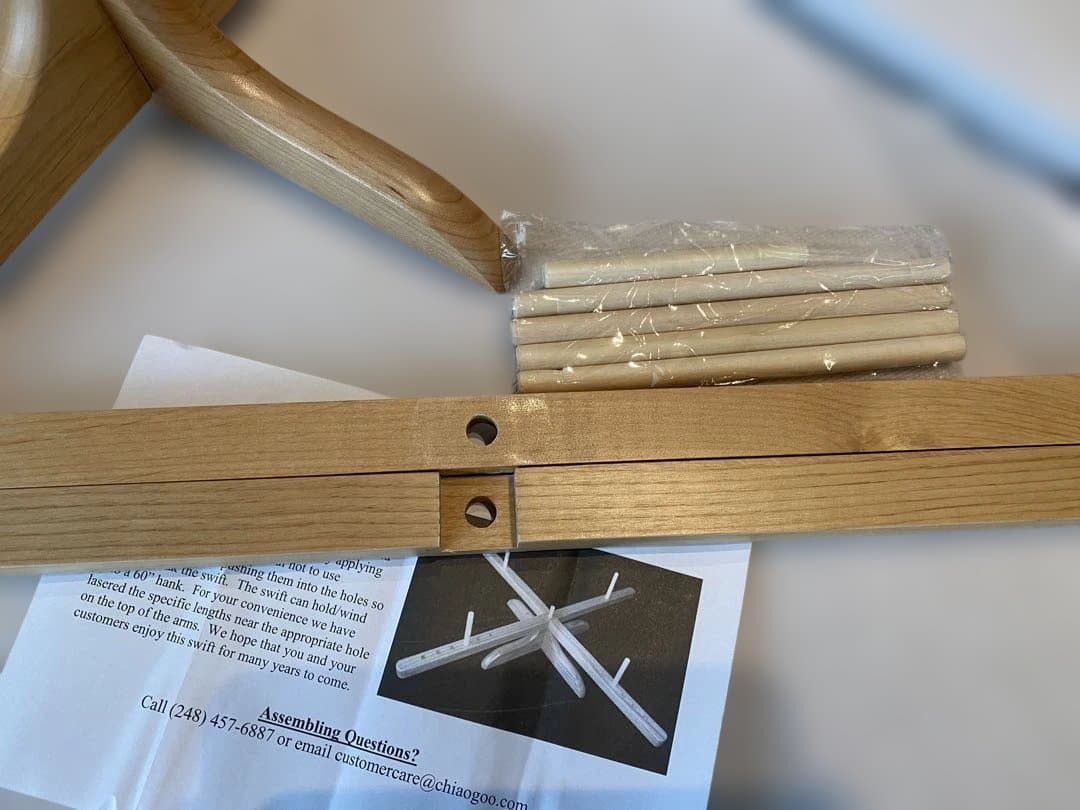 ChiaoGoo チャオグー 木製 かせくり器 編み物 yarn swift - メルカリ