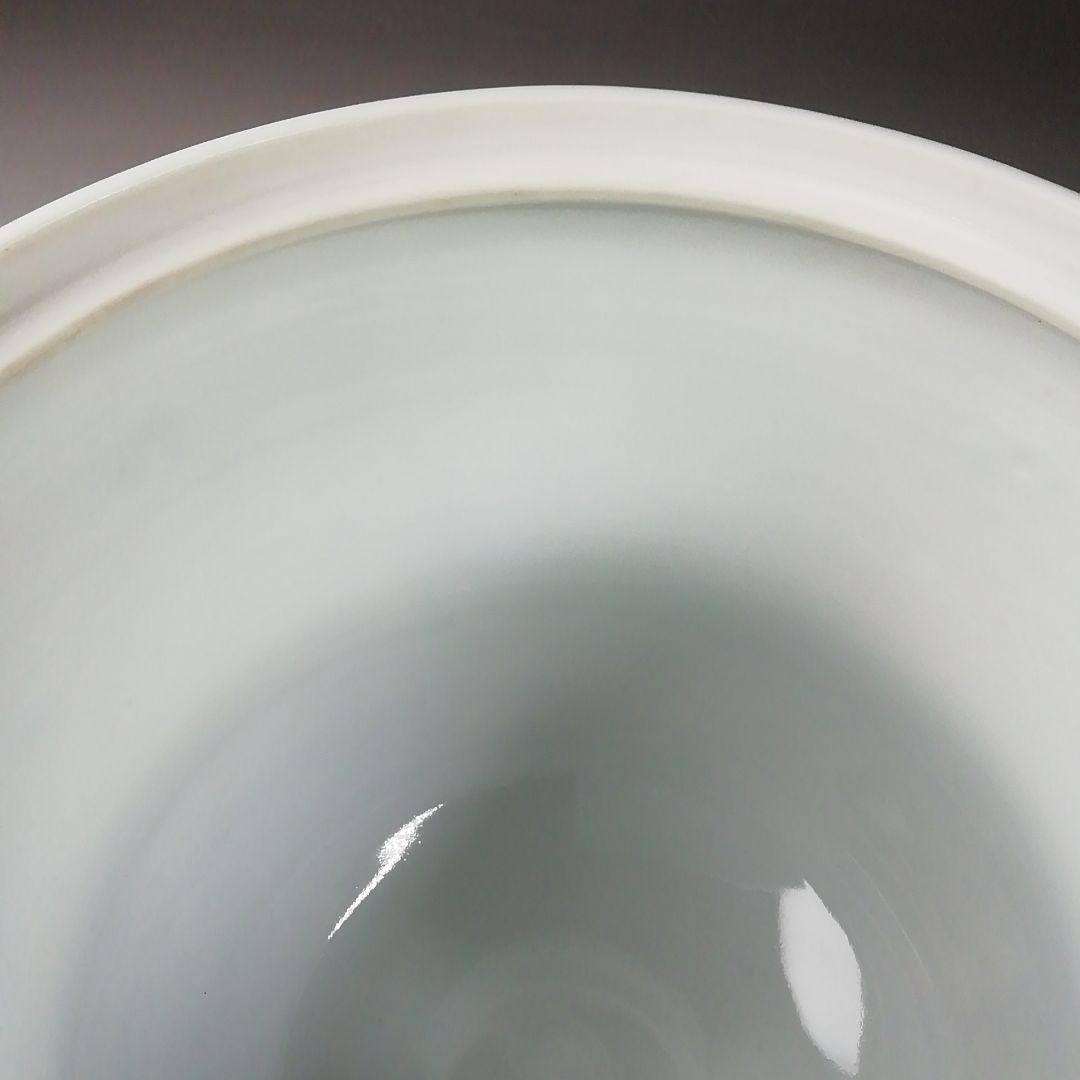 T743 水指 『染付 一閑人』『平安 西村徳泉 造』 共箱 茶道具