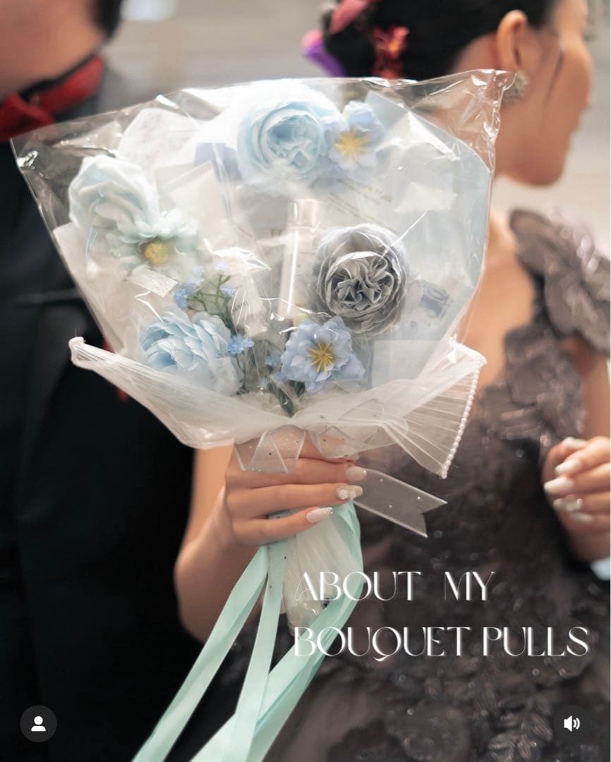 展示です♥ コスメブーケ ブーケプルズ ブーケトス 結婚式