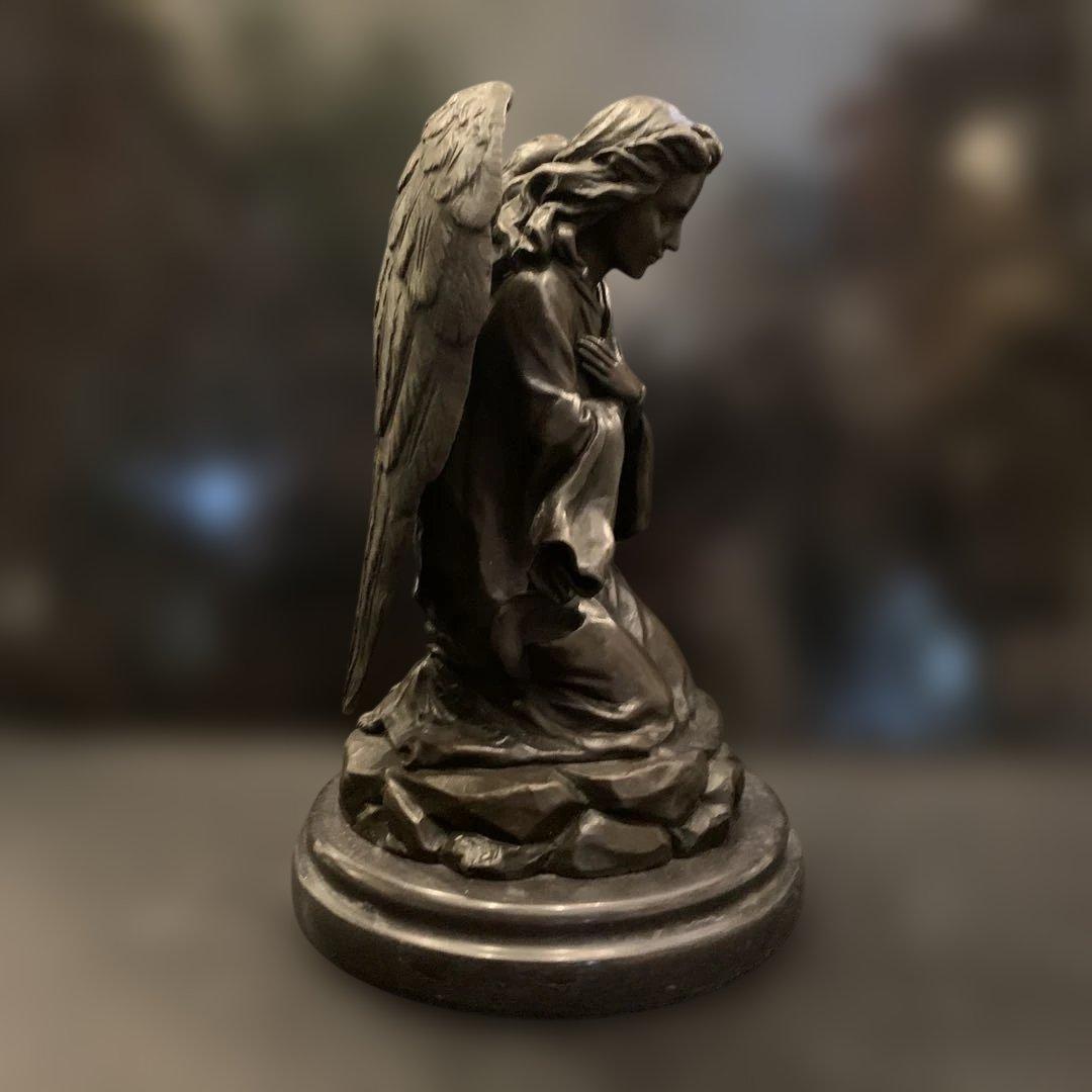 ブロンズ製 祈祷天使像 祈り 31-234