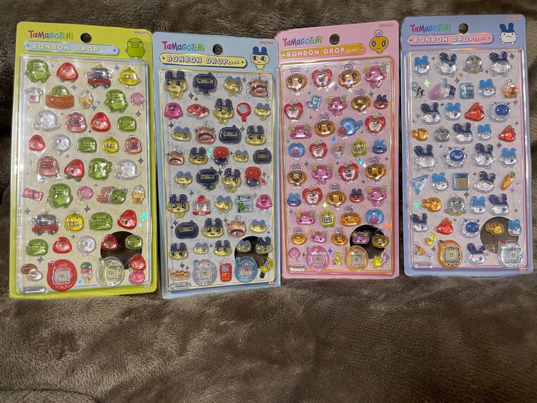 12枚　ボンボンドロップシール　正規　たまごっち　キティ　ベイマックス　プー