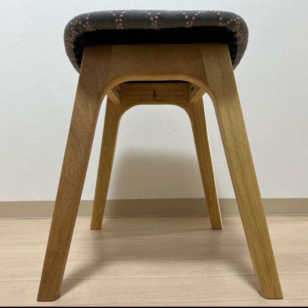 ミナペルホネン スツール タンバリン 細脚 【グレー/ブルー】 オットマン 椅子