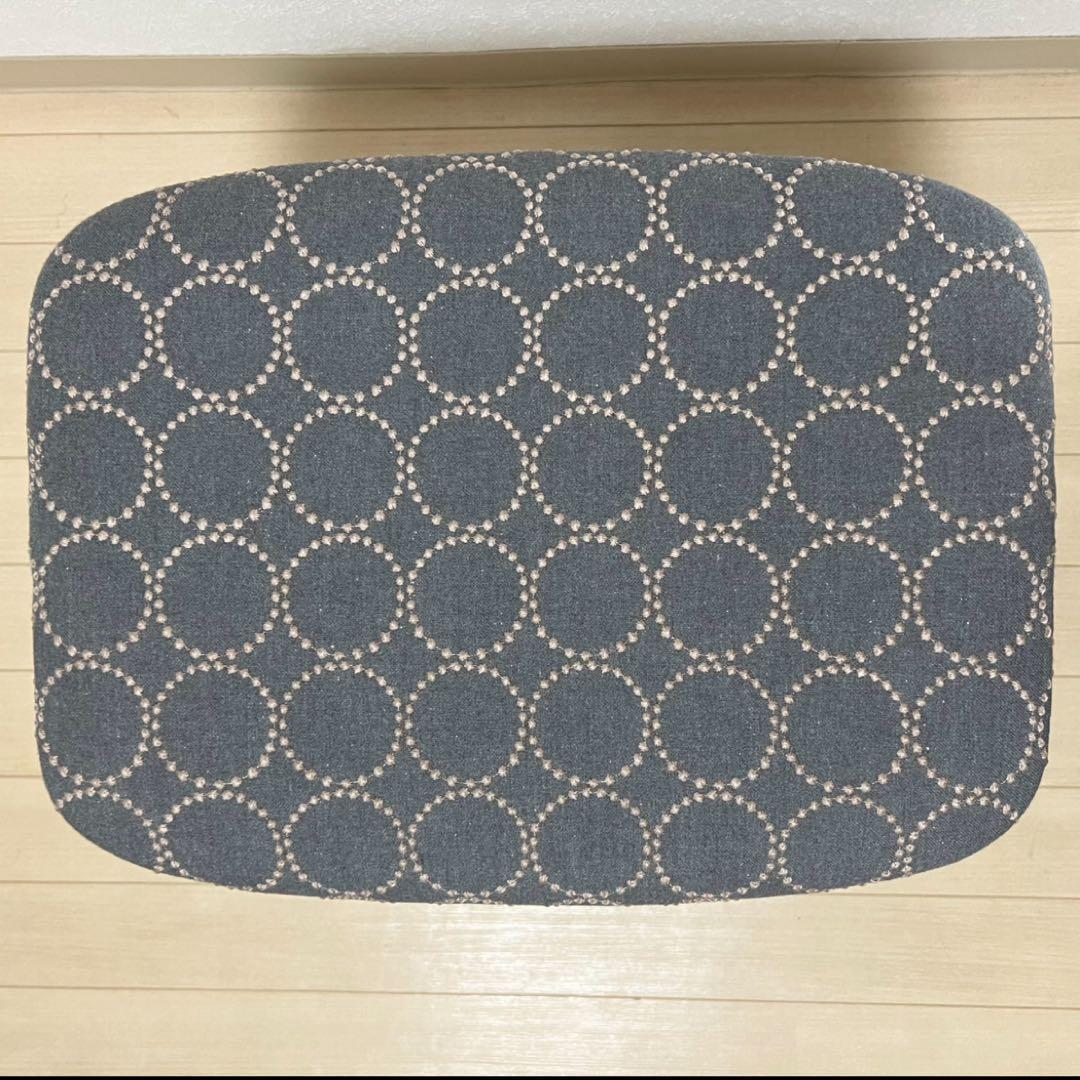 ミナペルホネン スツール タンバリン 細脚 【グレー/ブルー】 オットマン 椅子