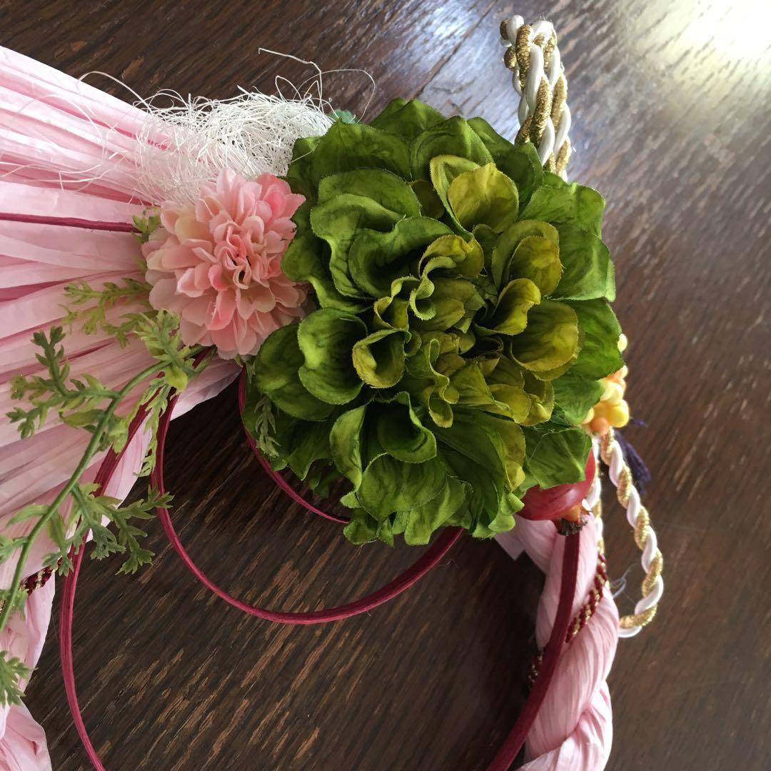 お正月飾り しめ縄リース