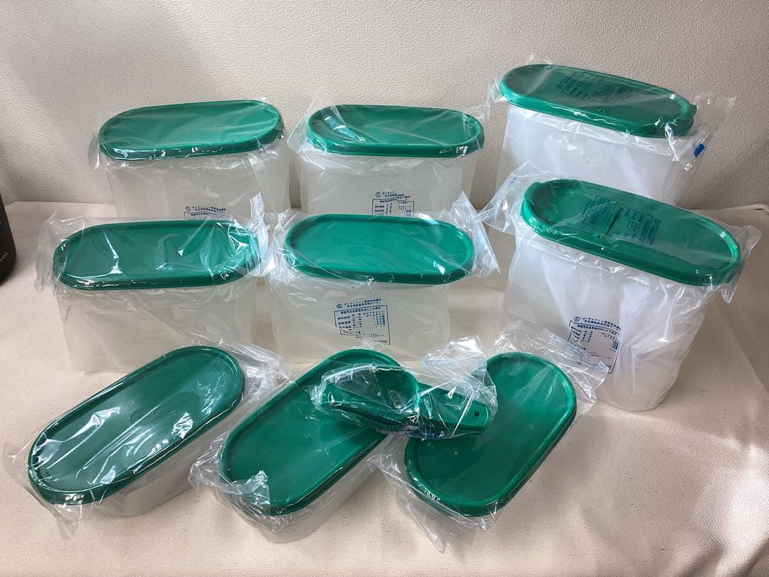 【未使用】Tupperwareタッパーウエア MMStarter Setグリーン