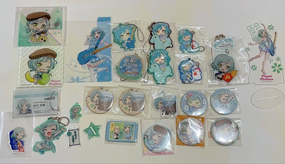 氷川紗夜 Roselia 氷川日菜 缶バッジ アクスタ グッズセット