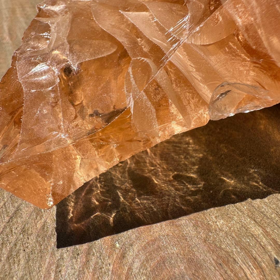 SALE中✴︎ネバダ産✴︎天使のカーテン✴︎ソフトオレンジ・アンダラクリスタル