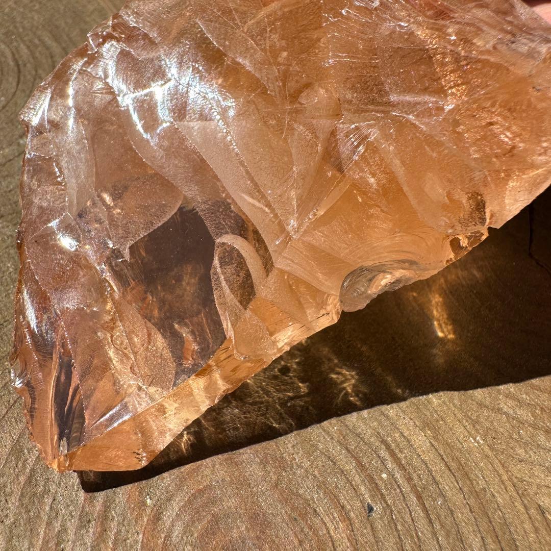 SALE中✴︎ネバダ産✴︎天使のカーテン✴︎ソフトオレンジ・アンダラクリスタル