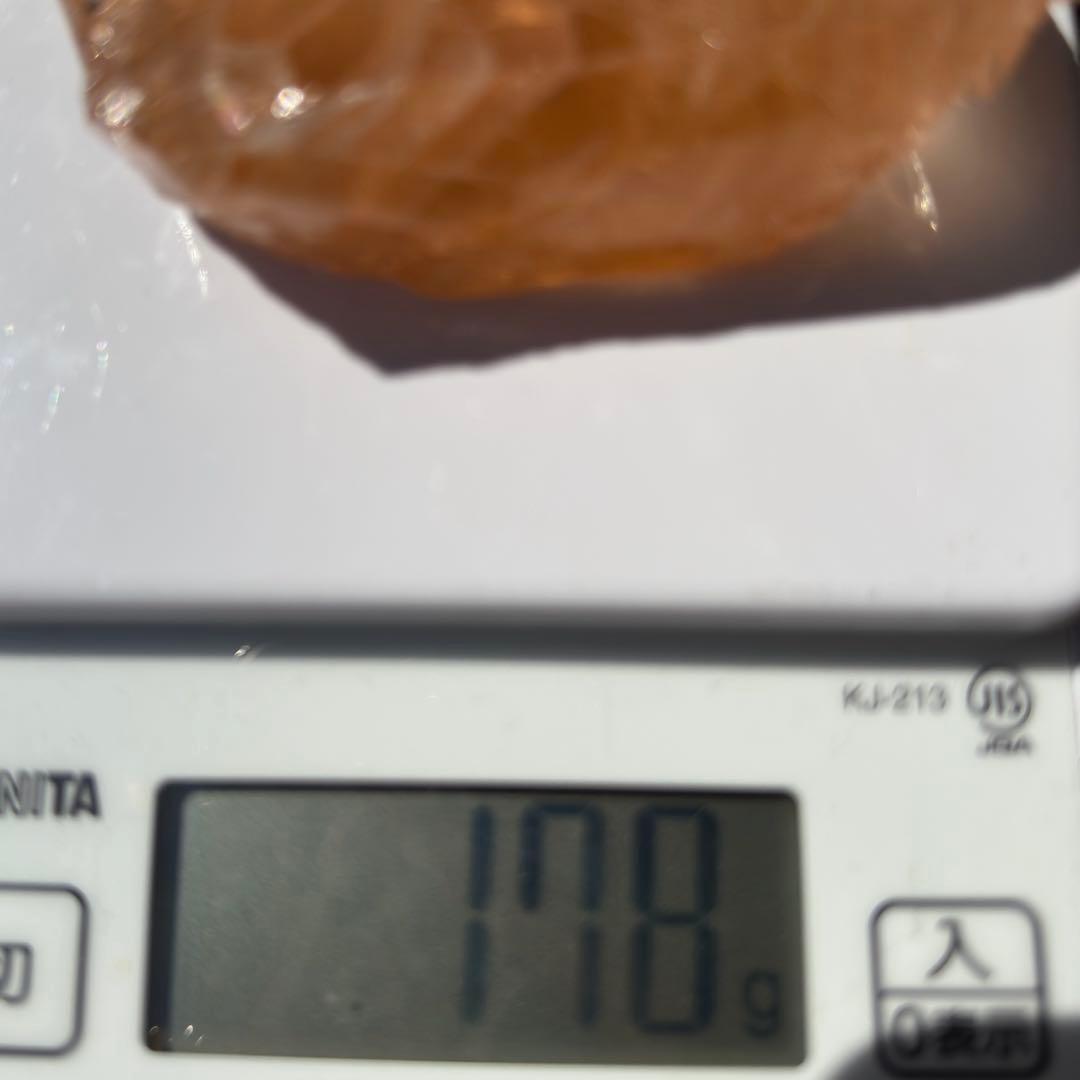 SALE中✴︎ネバダ産✴︎天使のカーテン✴︎ソフトオレンジ・アンダラクリスタル