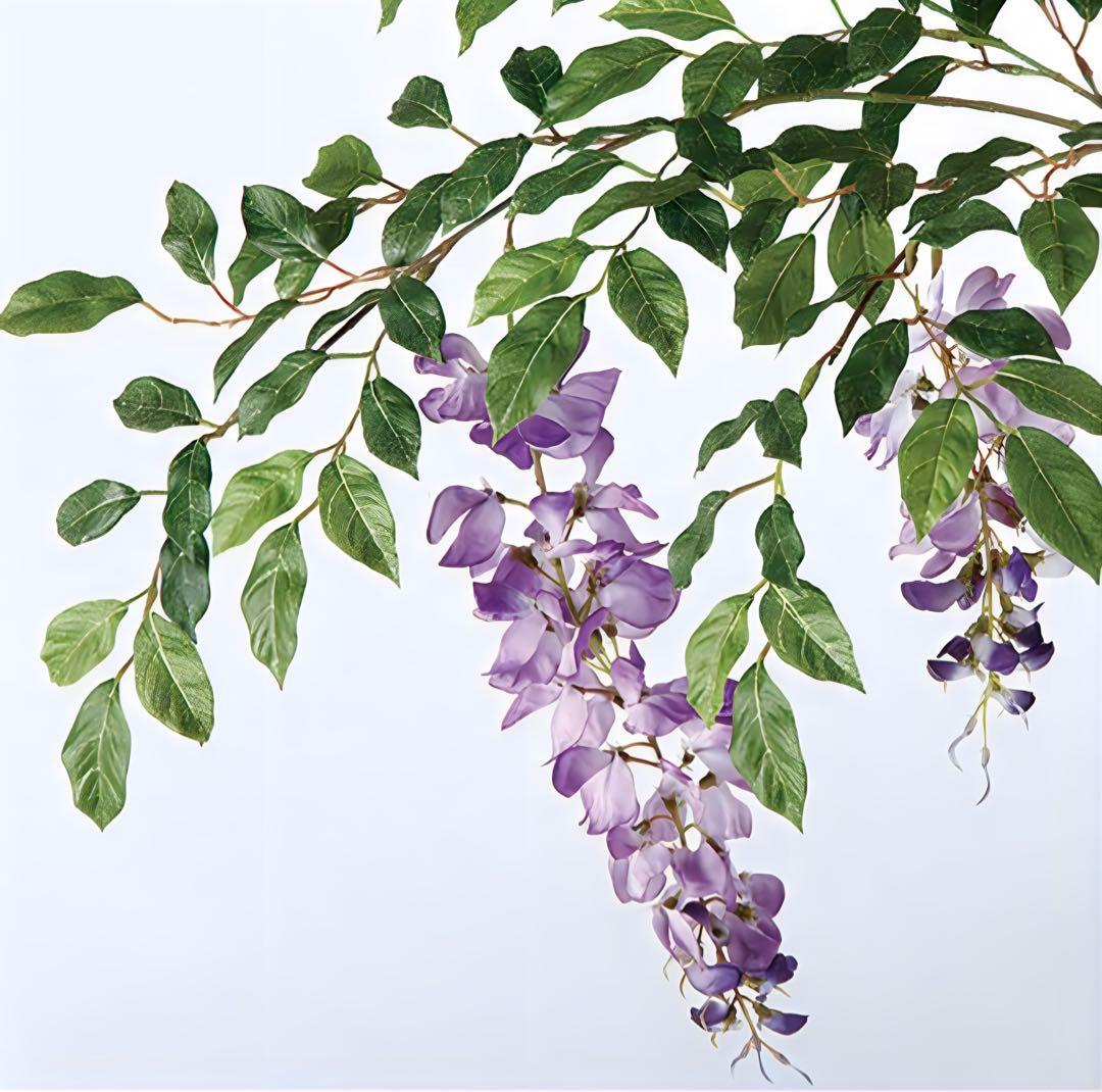 光触媒　人工観葉植物　ウォールグリーン　フェイクグリーン　藤コアッド鉢付き