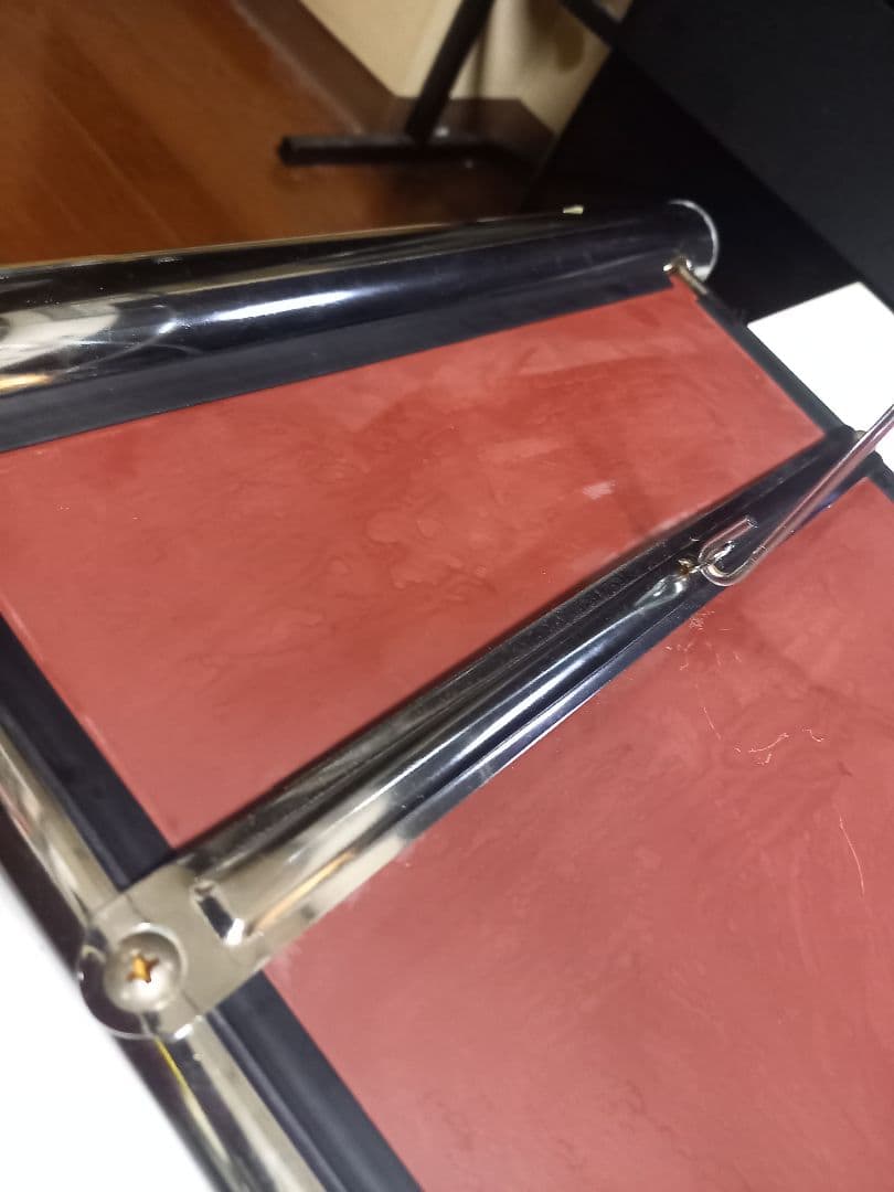 1980's　スペースエイジ　インダストリアル　アーチ　メタル　フレーム　ミラー