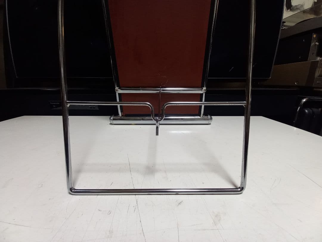 1980's　スペースエイジ　インダストリアル　アーチ　メタル　フレーム　ミラー