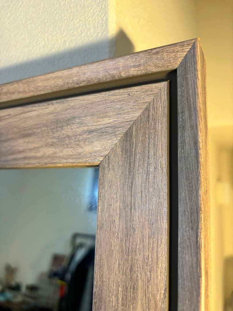 ニトリ【大型】立て掛けミラー 幅90×高さ180cm グレージュ - メルカリ