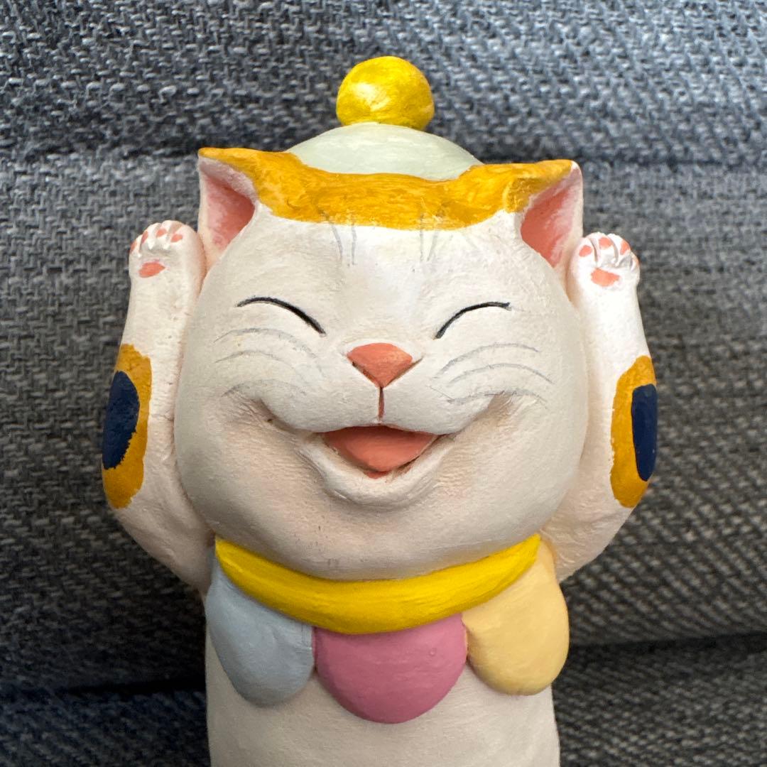 最終価格！大特価！もりわじん 手捻り1点もの 招き猫 - メルカリ