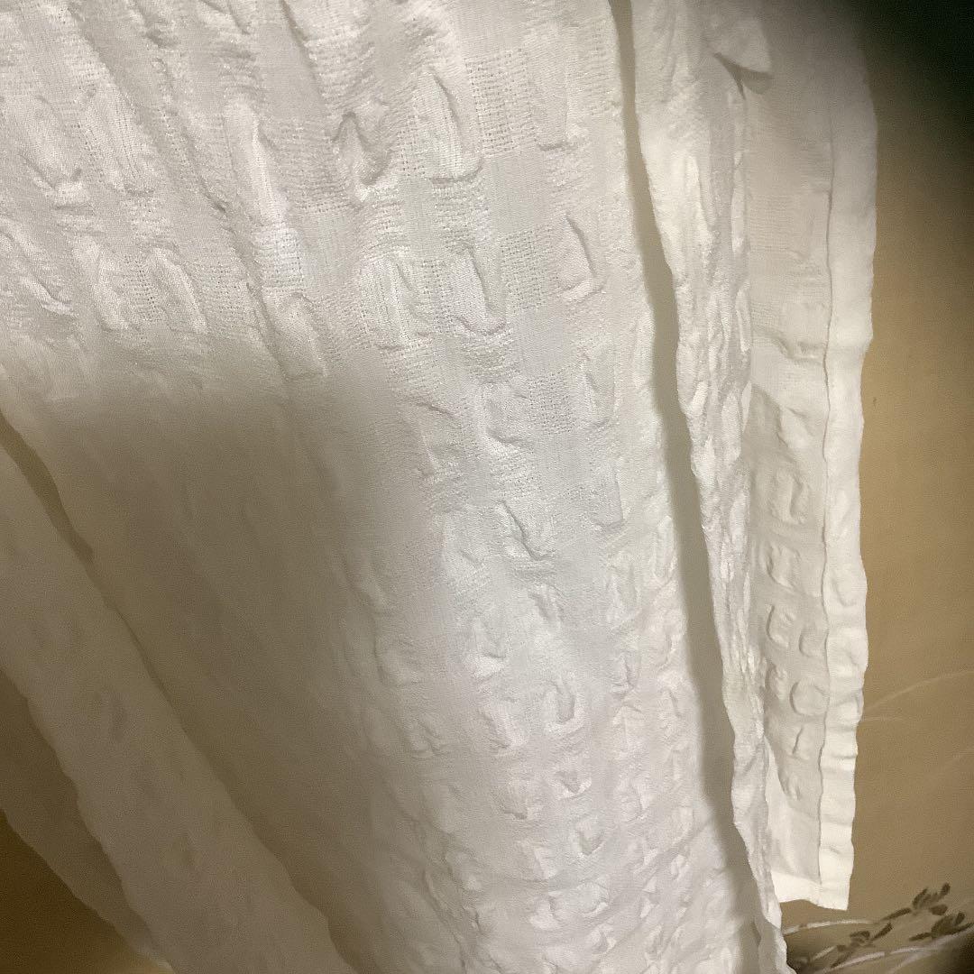 未使用　さえら　ポテチーノ　エプロン　バラモチーフ　ヒスクローネ　アキアカネ