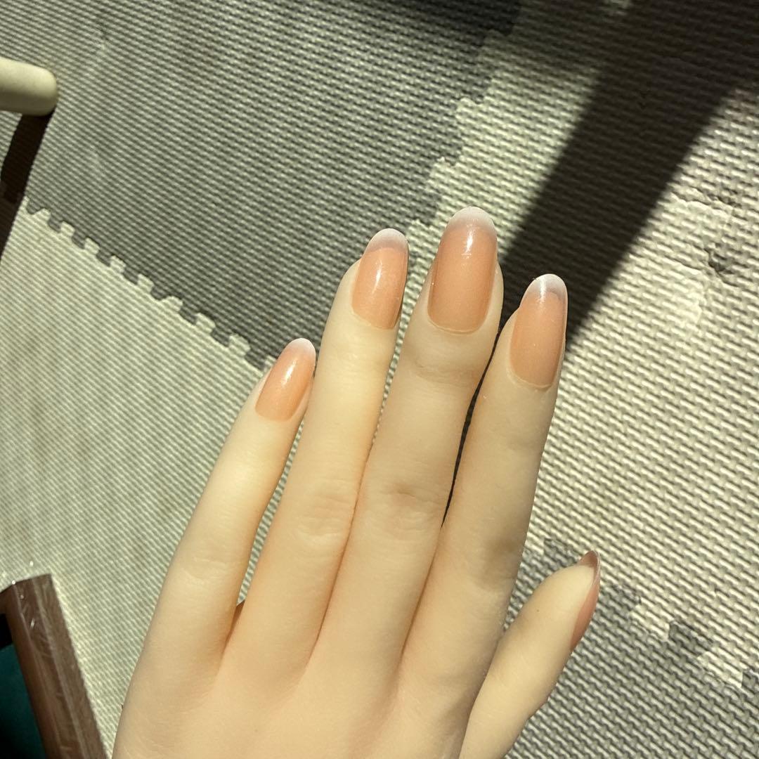 【新品】ネイルアート用手モデル 肌色骨折あり左手　指輪ブレスレット用モデル手