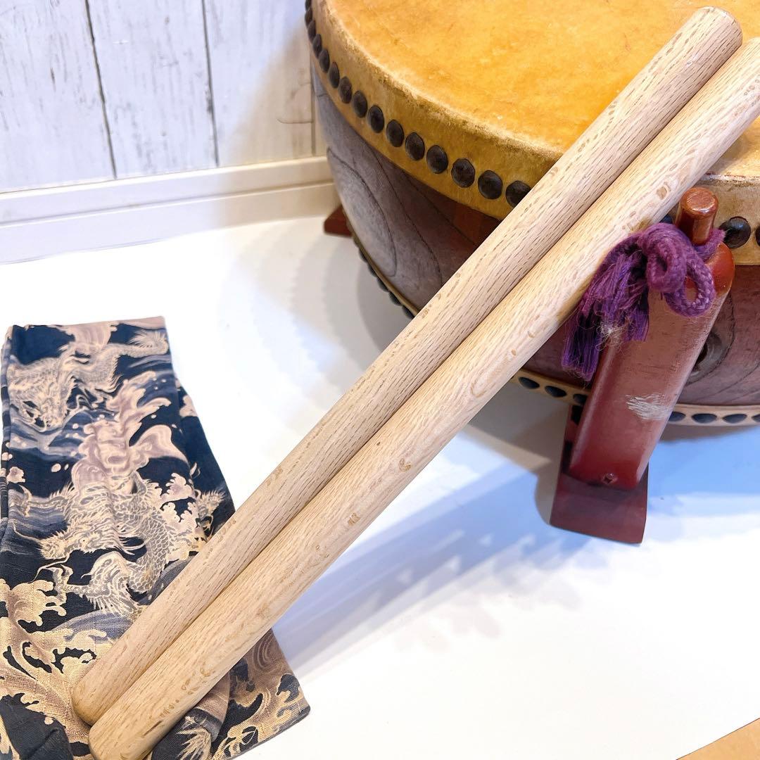 【希少】宮本卯之助 特別上鳴保 和太鼓 平太鼓　42.5×17.5cm