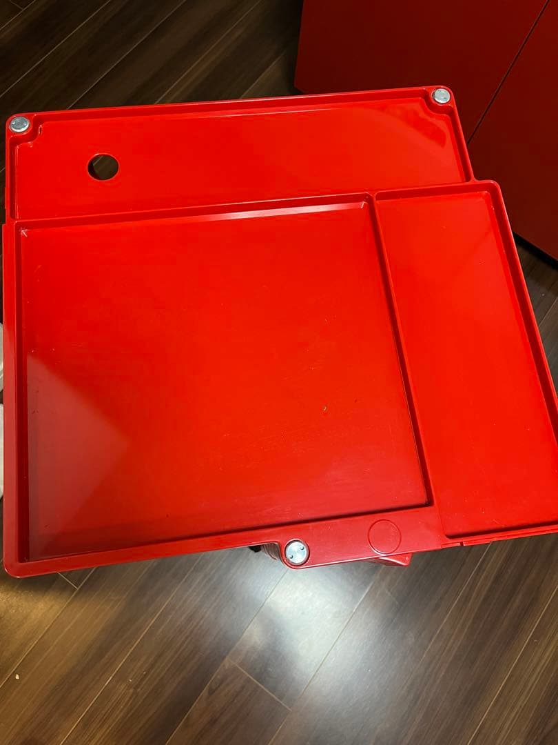 ビーライン　ボビーワゴン　3段5トレイ　レッド