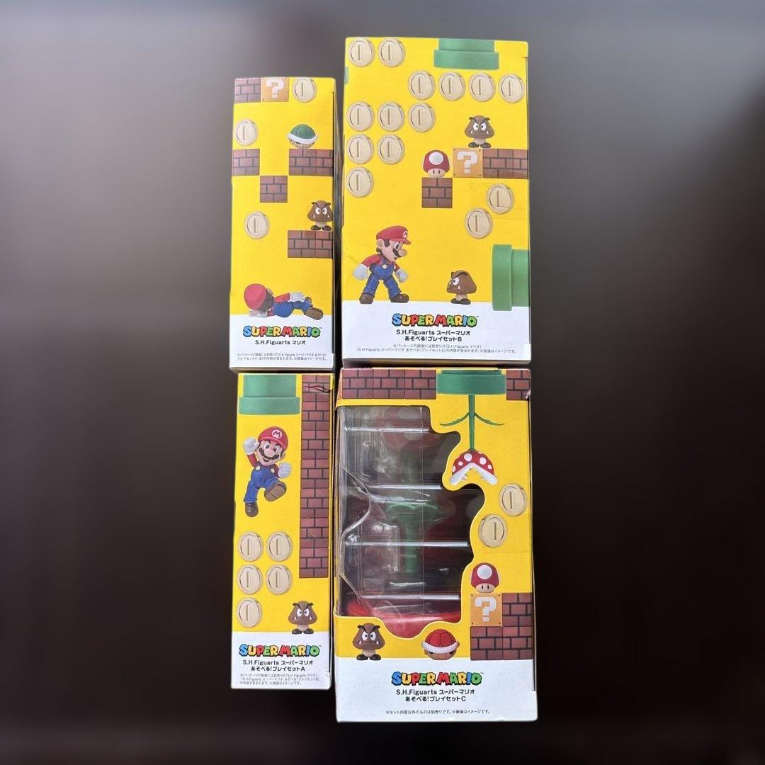 【未開封新品】マリオ　フィギュアーツ4個セット
