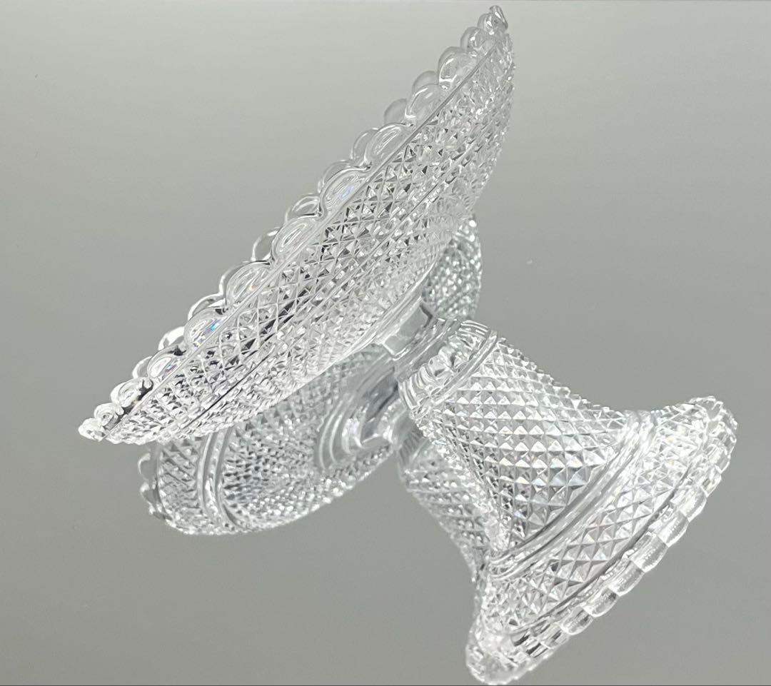 Baccarat バカラ/ 極美品 刻印有 ディアマンビゾー　コンポート