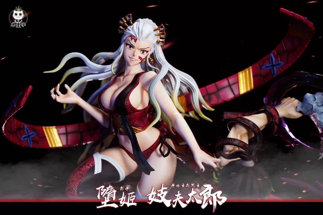 ☆妓夫太郎 & 堕姫 セット フィギュア ガレージキット スタチュー 鬼滅の刃