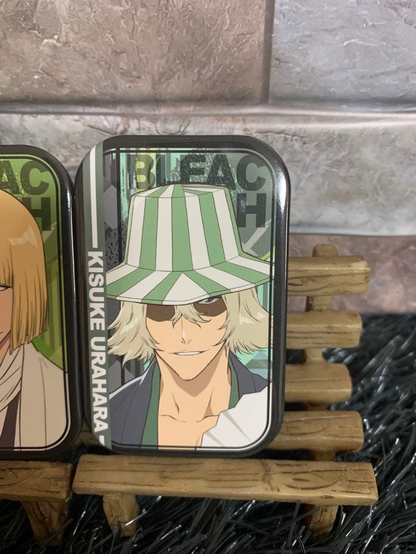 ✨ BLEACH ブリーチ ✨ まるかく スクエア 缶バッジ 浦原喜助 平子真子