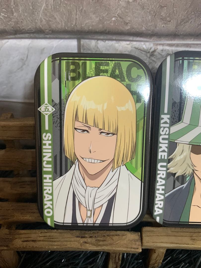 ✨ BLEACH ブリーチ ✨ まるかく スクエア 缶バッジ 浦原喜助 平子真子