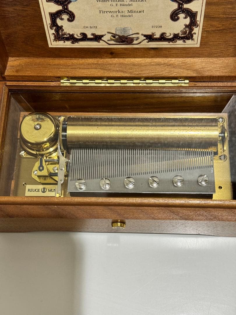 リュージュ72弁ヘンデル 水辺の音楽 アラホーンパイプ メヌエット 王宮の花火