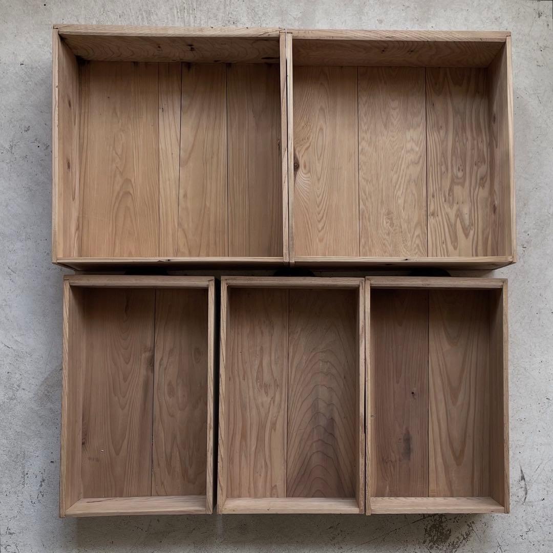 古いガラス戸棚　レトロ　水屋箪笥　食器棚　引出し　古道具　アンティーク