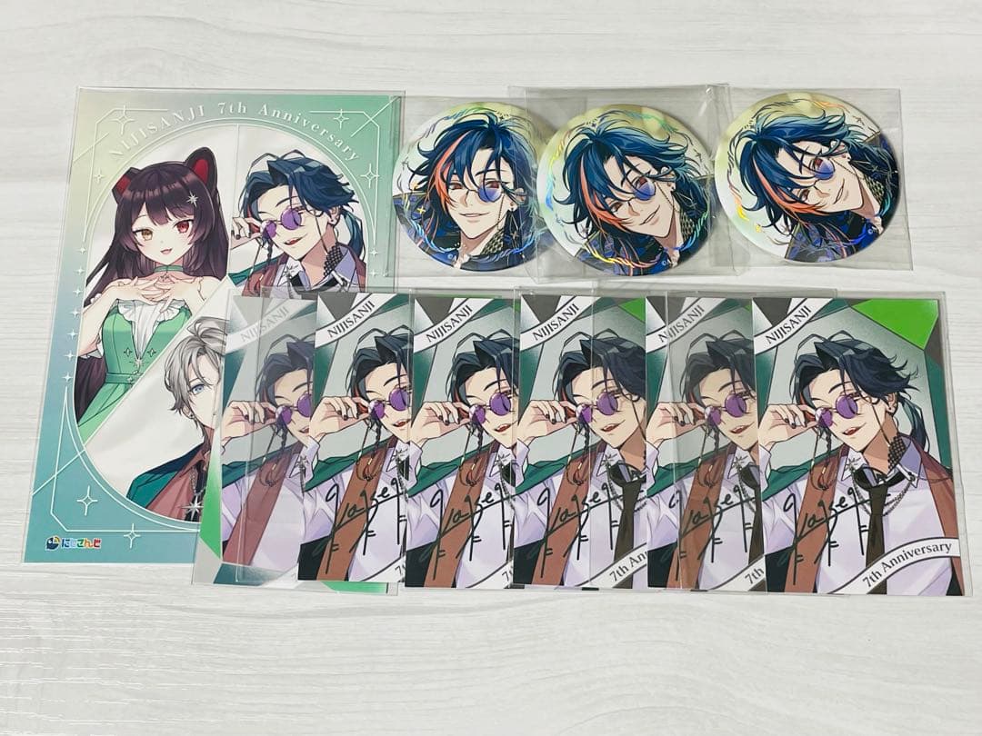 にじさんじ 魁星 7周年 ART OF NIJISANJI 缶バッジ チェキ - メルカリ