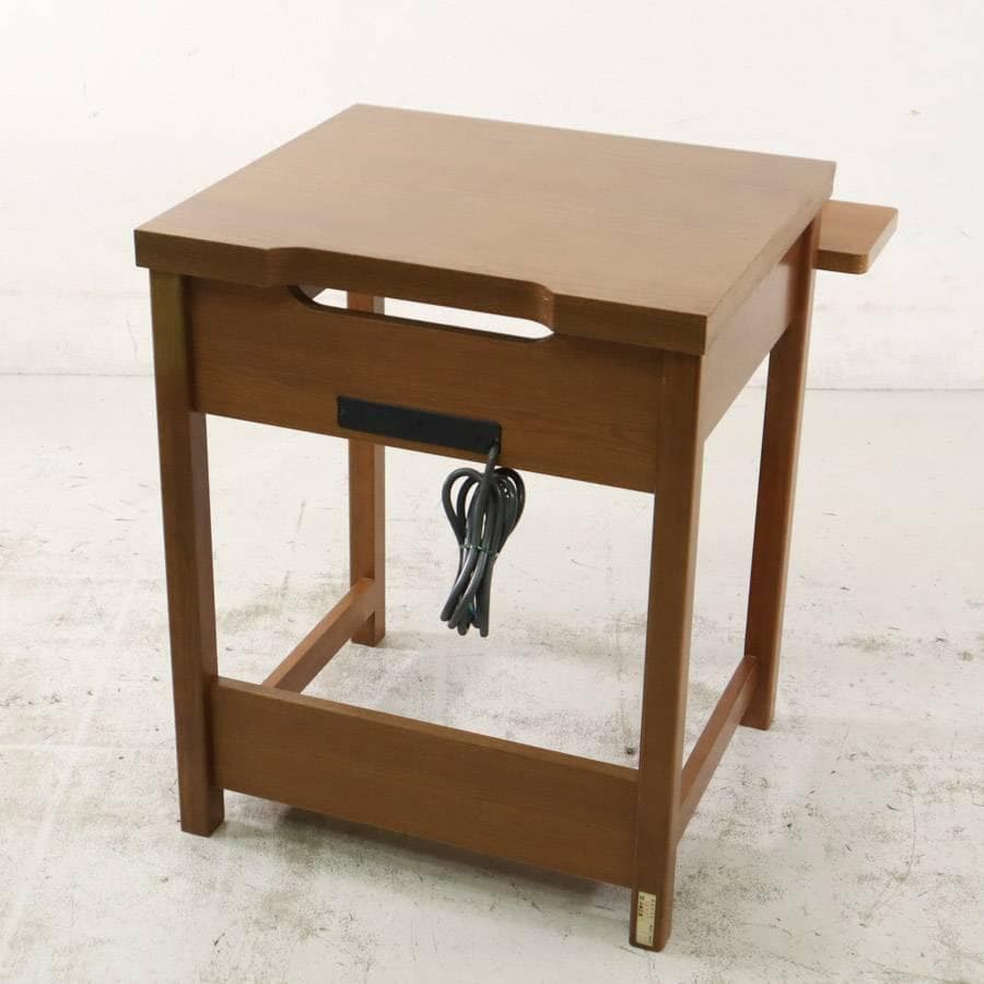 IDC大塚取扱 小島工芸 PC サイドデスク 幅60cm コンセント付き