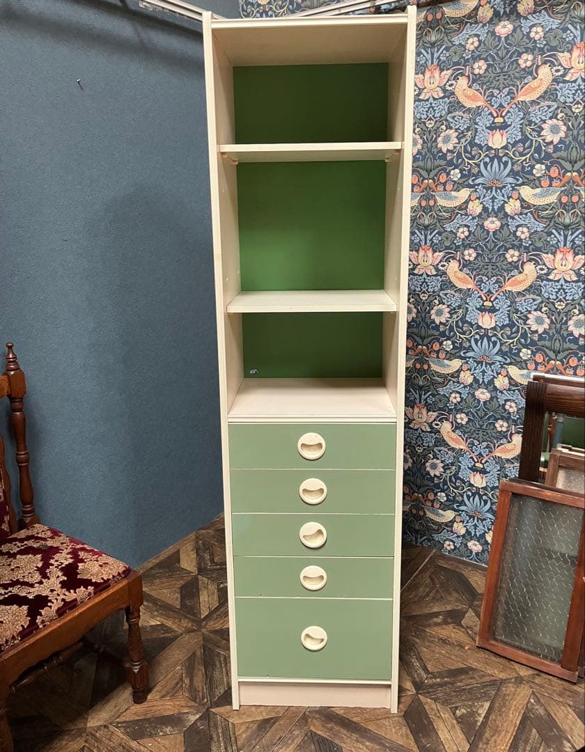 飾り棚 棚 昭和レトロ レトロポップ 家具 インテリア 当時物 チェスト