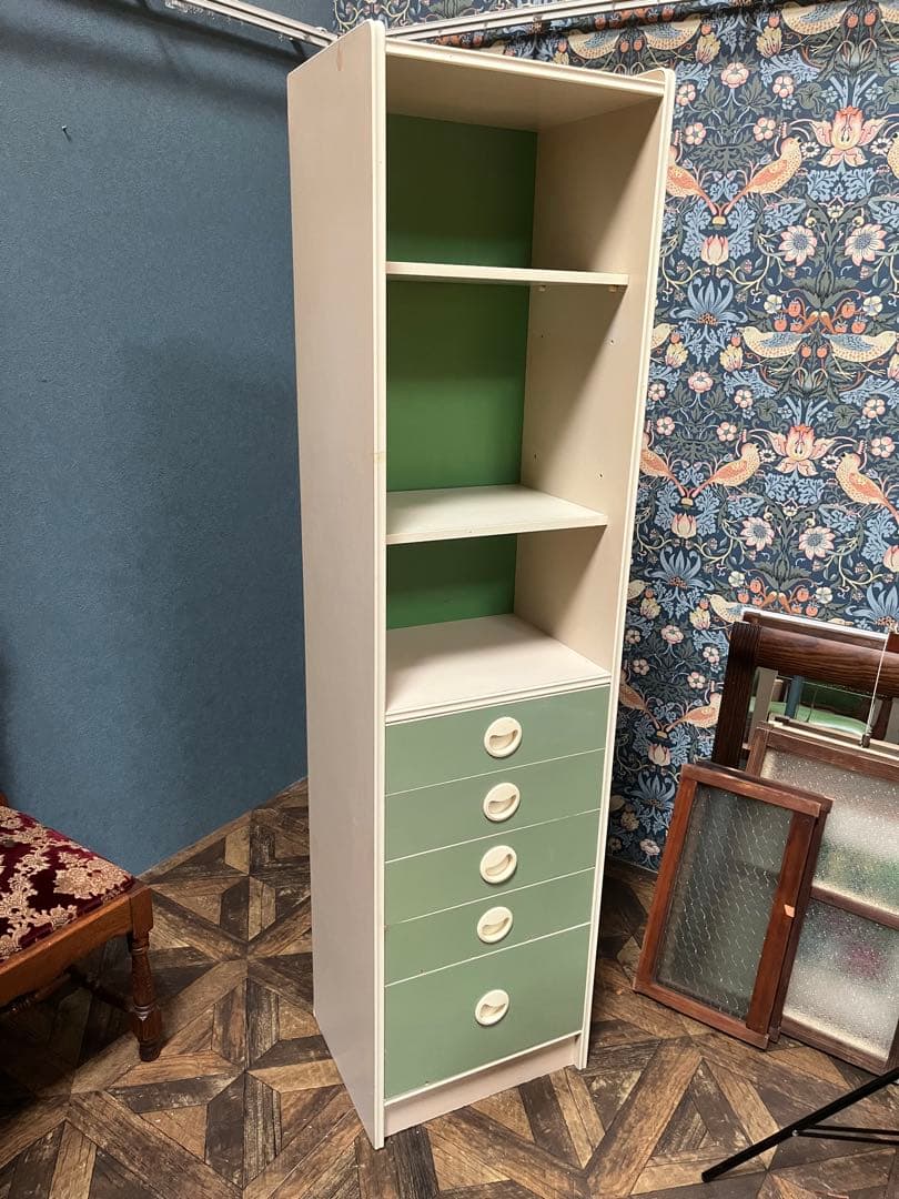 飾り棚 棚 昭和レトロ レトロポップ 家具 インテリア 当時物 チェスト