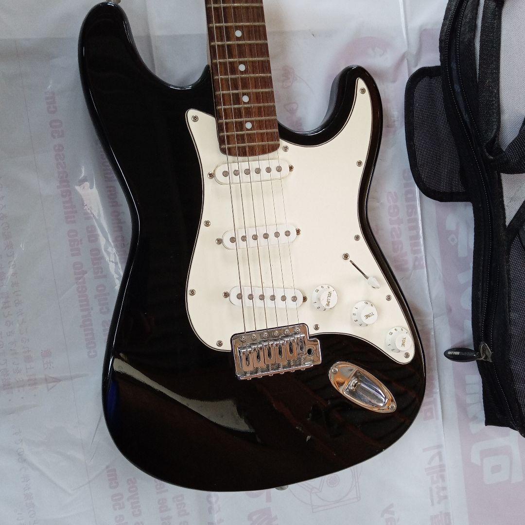 SELDERK エレキギター ブラック ギターバッグ付き