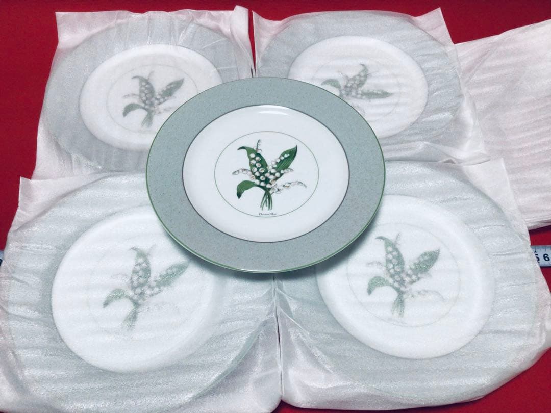 クリスチャンディオール・ミリラフォーレ・すずらん・ミート皿〓5枚