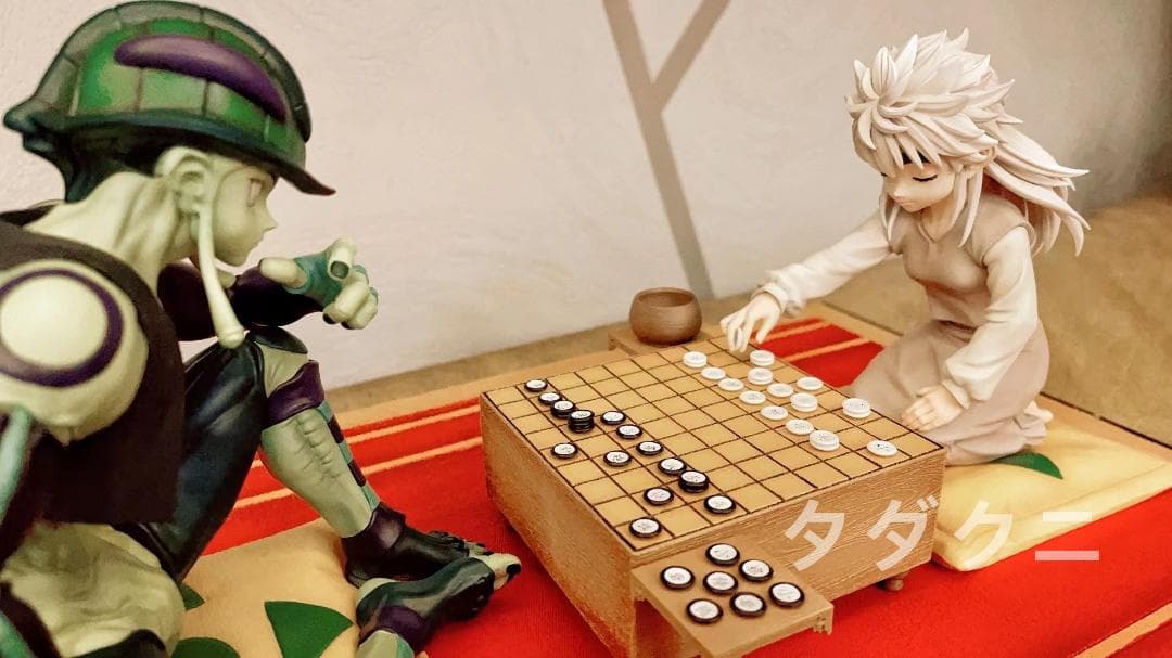 HUNTER×HUNTER メルエム コムギ 軍儀 ガレージキット フィギュア