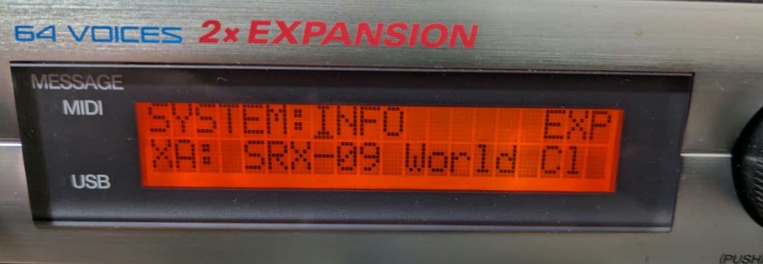 Roland SRX-09 World Collection　CD-ROM付属