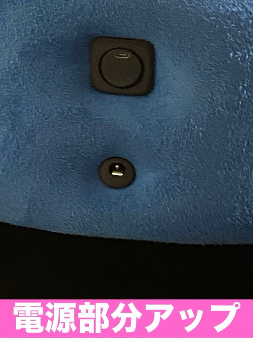 希少♦️モッツレラソファ♦️マカロン型 オットマン♦️ブルー×シルバー♦️未使用 送料込